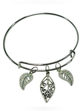 Handmade Fall Bangle Charm Bracelet!